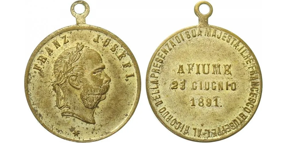 František Josef I., medaile na návštěvu a přítomnost císaře — 1