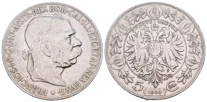 5 Koruna 1900