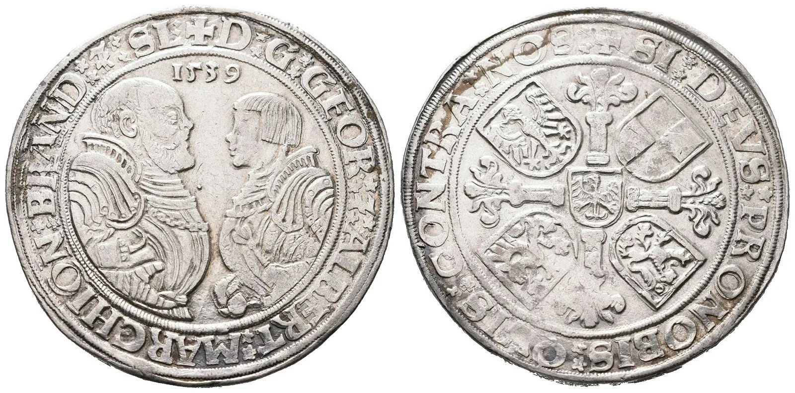 Brandenburg - Ansbach, Georg a Albrecht, 1536 - 1543 — 1