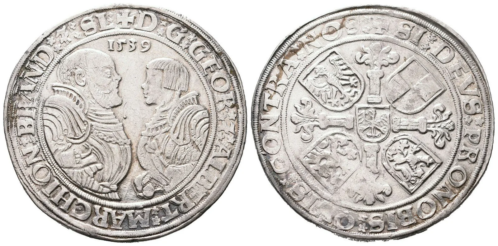 Brandenburg - Ansbach, Georg a Albrecht, 1536 - 1543 — 1