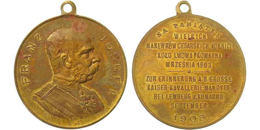 František Josef I., medaile vojenských manévrů — 1
