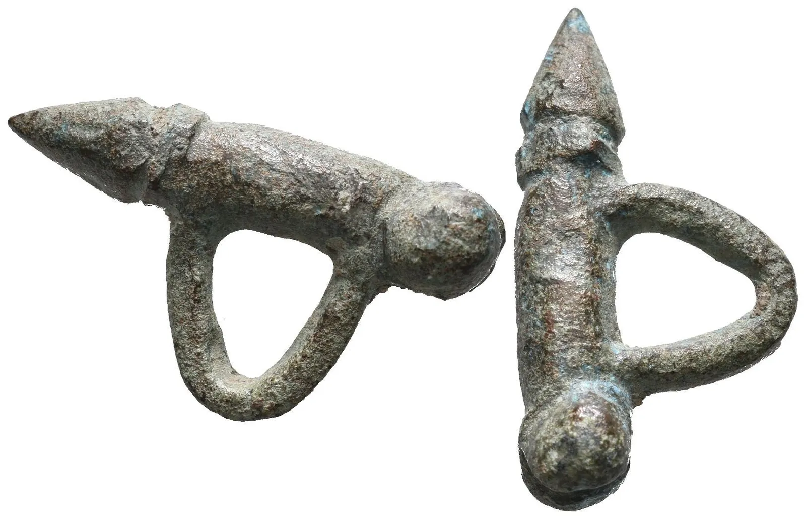 AE Přívěsek "Fascinus", Římské císařství, období 1.- 3. století, zobrauje falus (přirození), — 1