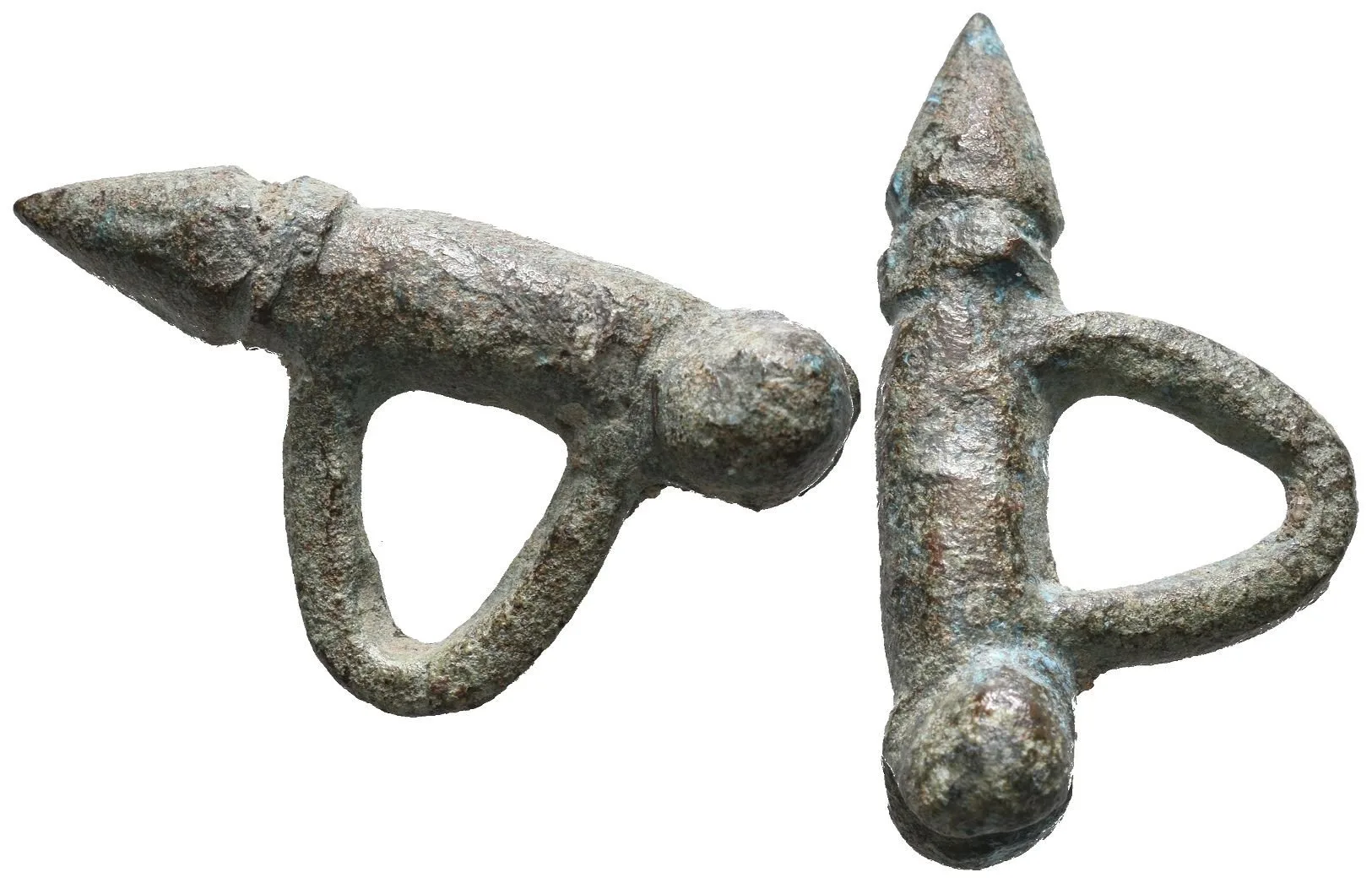 AE Přívěsek "Fascinus", Římské císařství, období 1.- 3. století, zobrauje falus (přirození), — 1