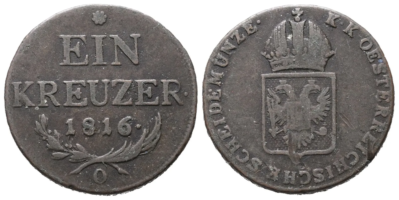 František II., 1 Krejcar 1816 O