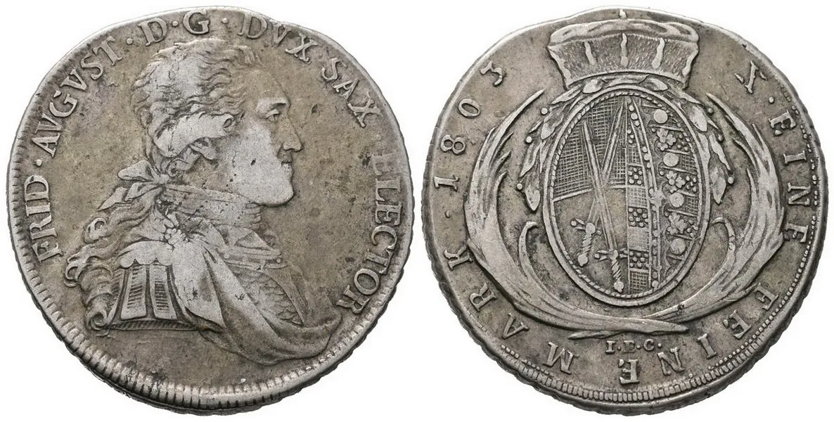 Sasko, Friedrich August III./I., 1763 - 1827 — 1