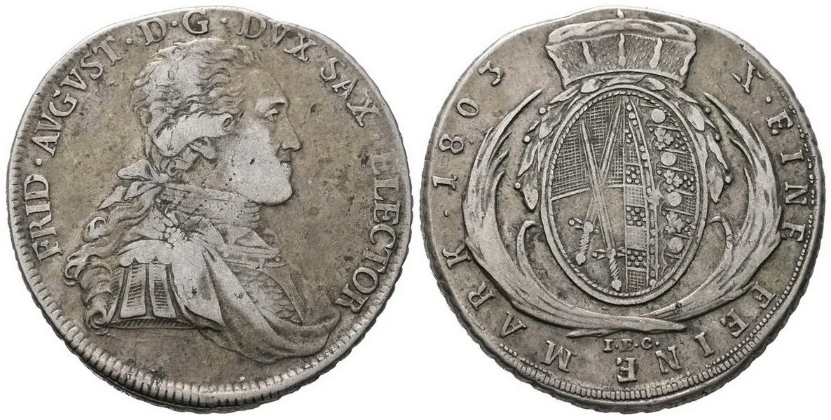 Sasko, Friedrich August III./I., 1763 - 1827 — 1