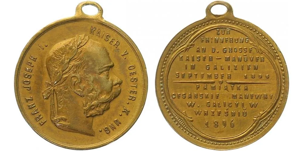 František Josef I., medaile vojenských manévrů — 1
