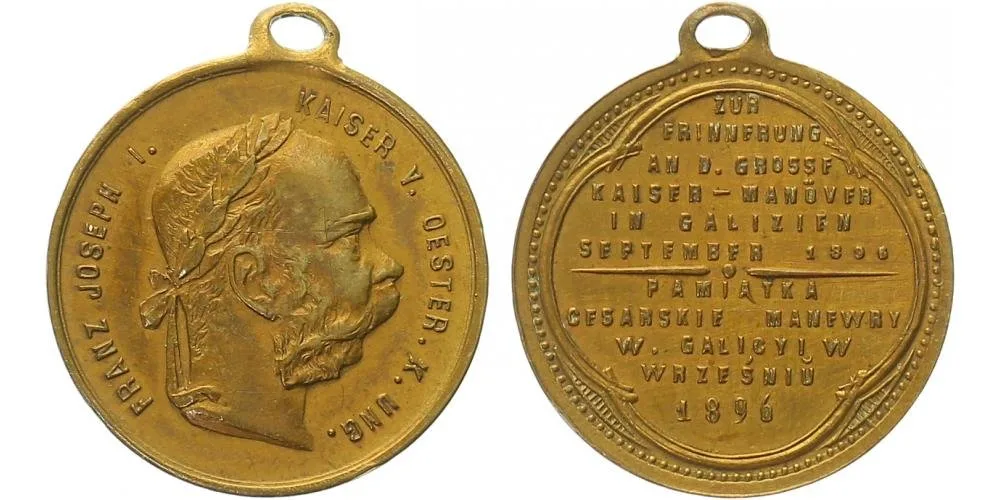 František Josef I., medaile vojenských manévrů — 1