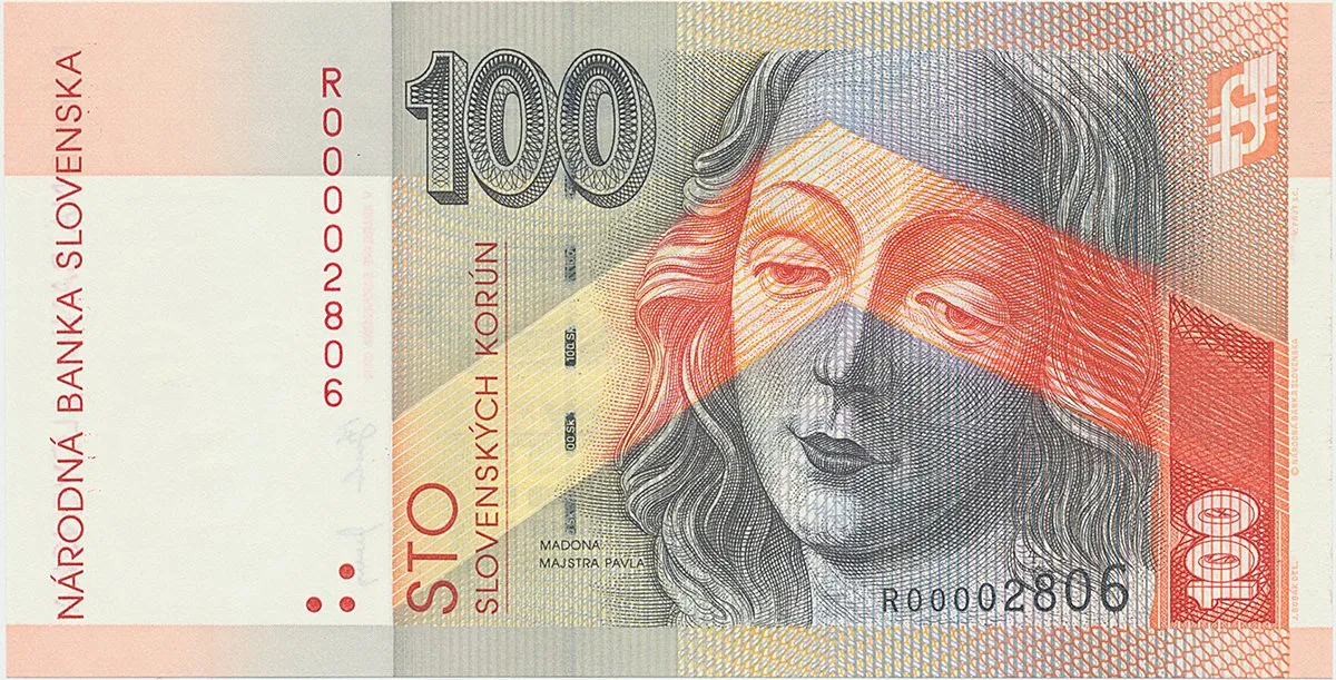 100 Koruna / 5. 11. 2004, série R, Hej.SK43a1R