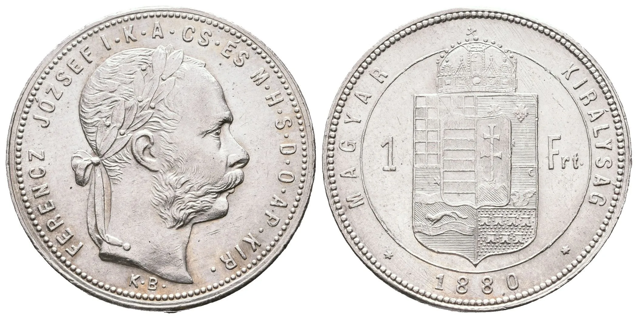 Zlatník 1880 KB, velmi pěkná zachovalost, lesk, patina, — 1