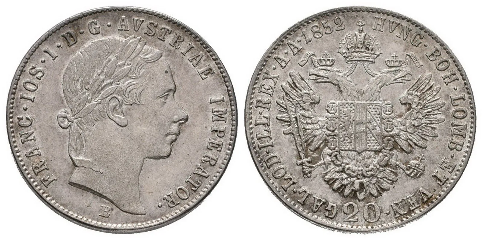 Konvenční měna, 1848 - 1857 — 1