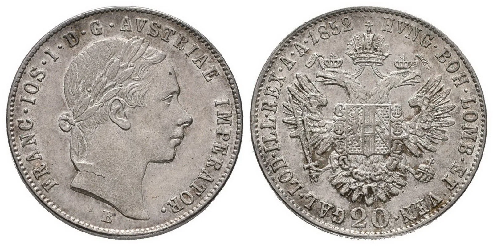 Konvenční měna, 1848 - 1857 — 1