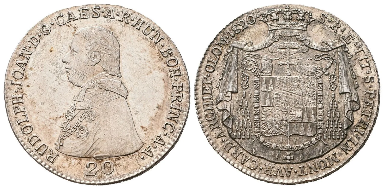 Olomouc - arcibiskupství, Rudolf Jan, 1819 - 1831 — 1