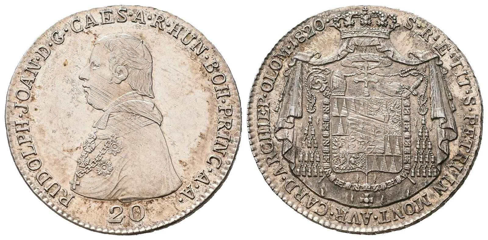 Olomouc - arcibiskupství, Rudolf Jan, 1819 - 1831 — 1