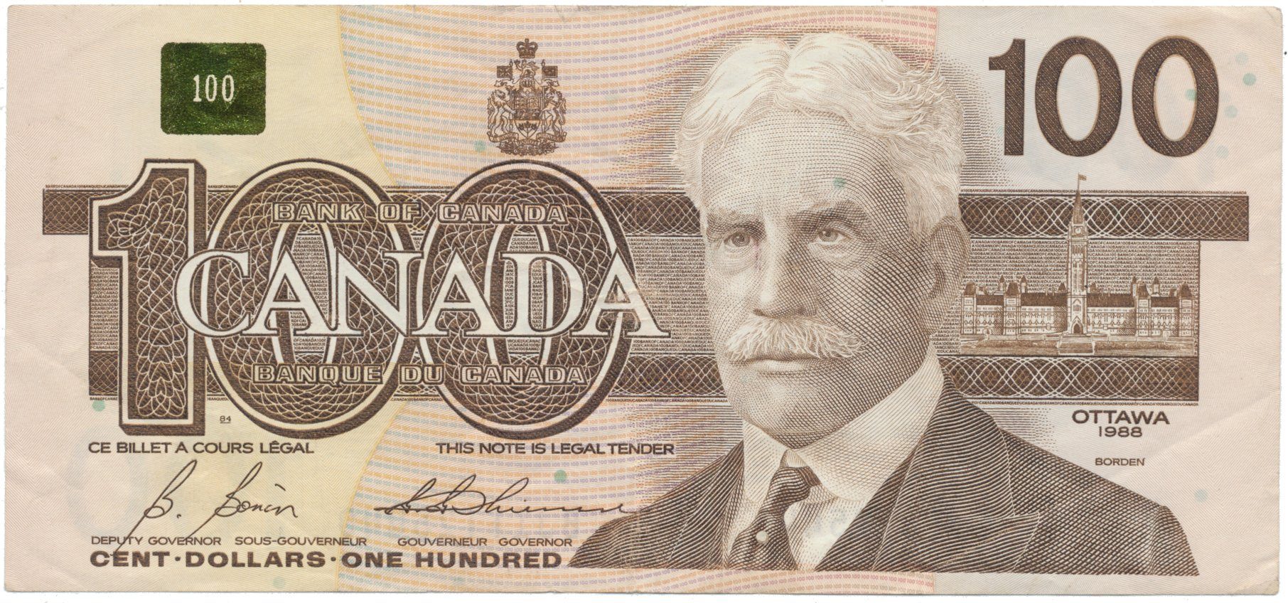 Kanada, 100 Dollars 1988, P.99b