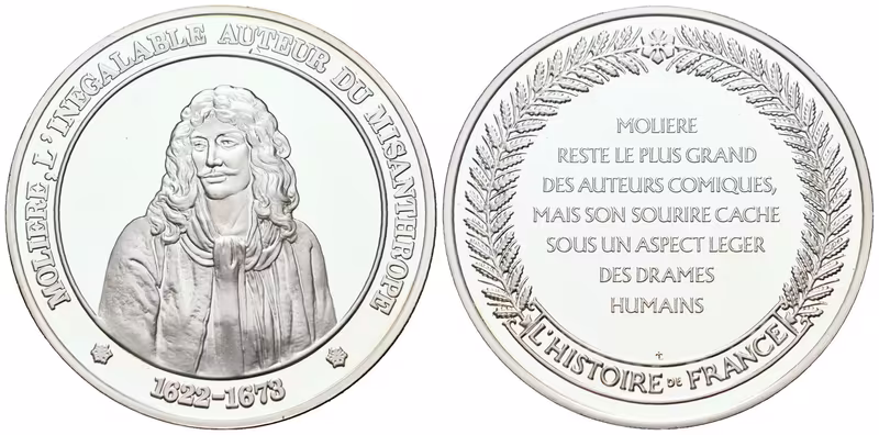 Francie - AR Medaile b.l. - Molière