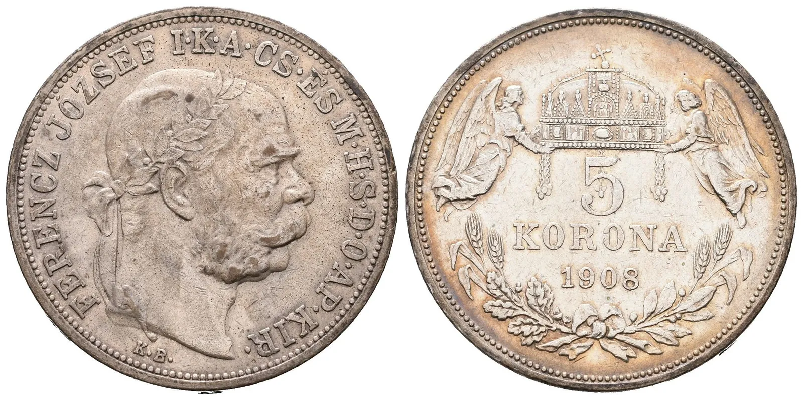5 Koruna 1908 KB