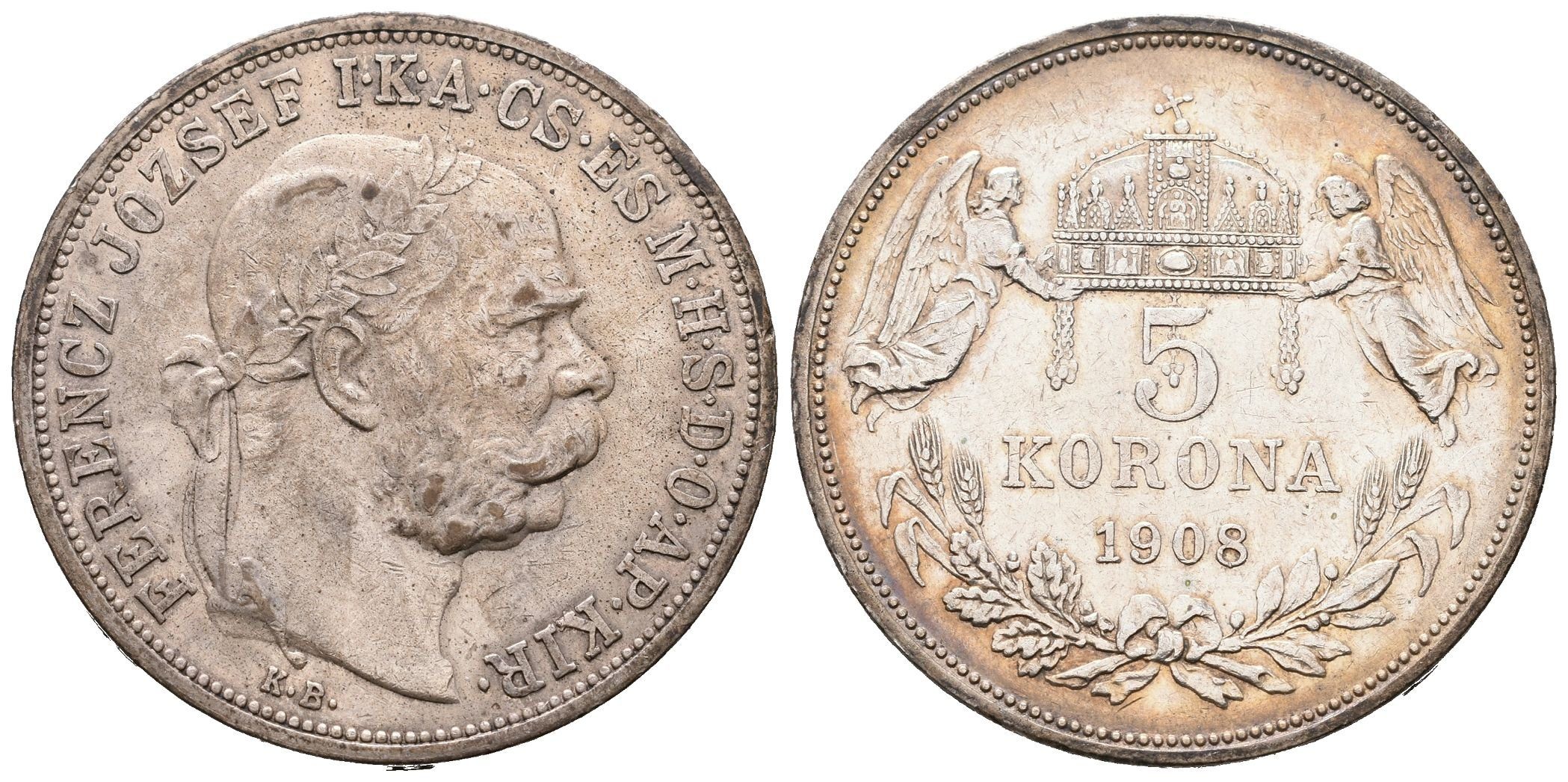 5 Koruna 1908 KB