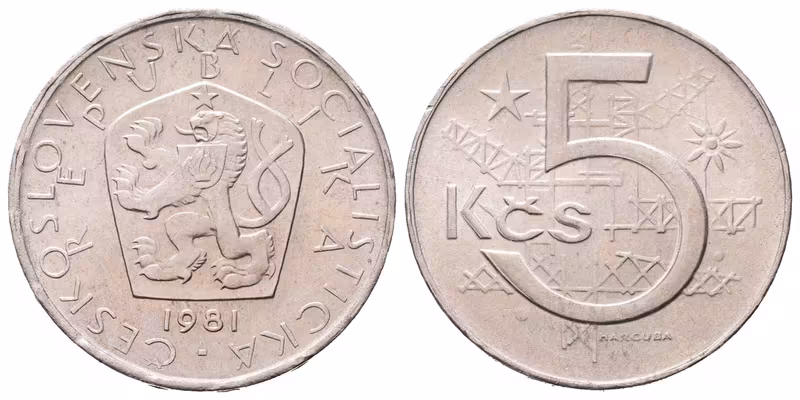 5 Koruna 1981