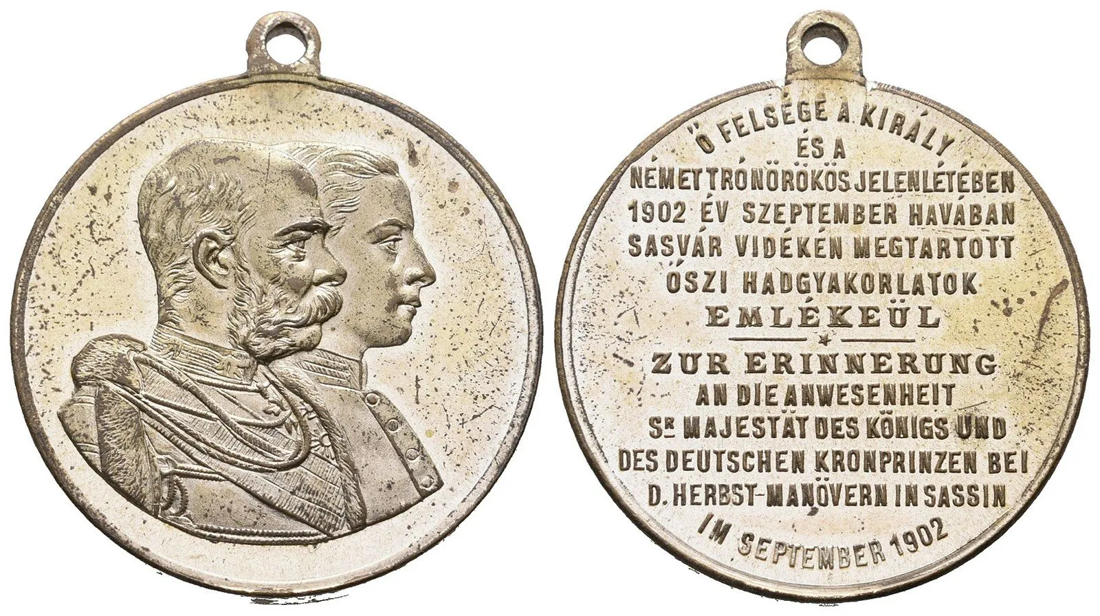 František Josef I., medaile vojenských manévrů — 1