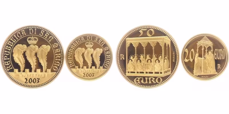 San Marino, 50 a 20 Euro 2003
