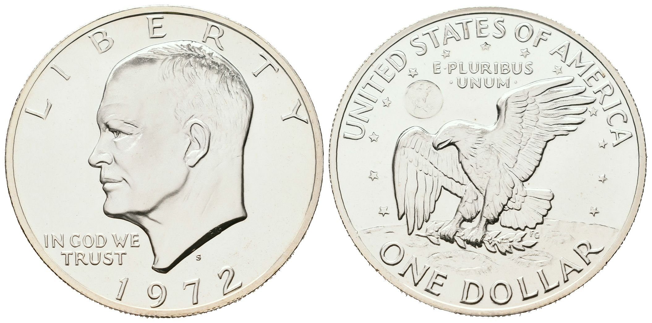 USA, 1 Dollar 1972 - Dwight D. Eisenhower, PROOF