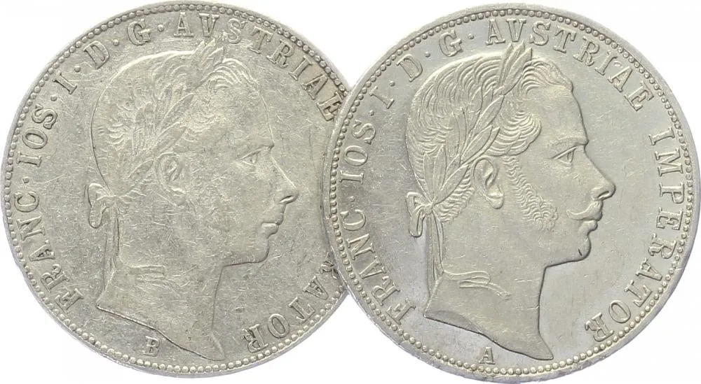 Rakouská a spolková měna, 1857 - 1892 — 1