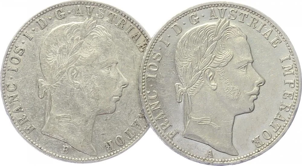 Rakouská a spolková měna, 1857 - 1892 — 1