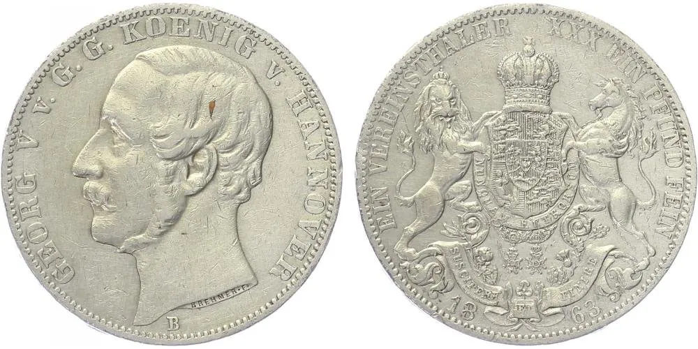 Hannover, Georg V., 1851 - 1866 — 1