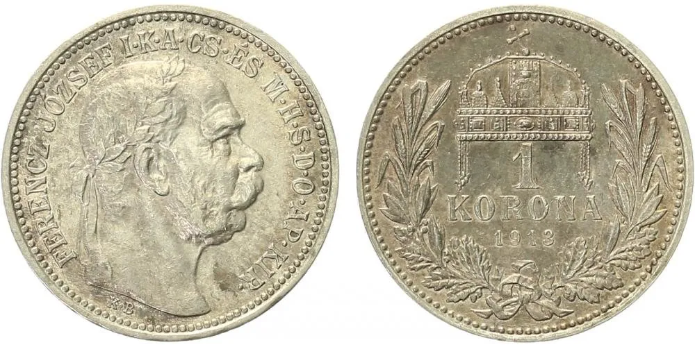 Korunová měna, 1892 - 1918 — 1