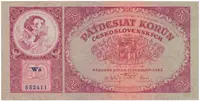 50 Koruna 1929, série Wa, Hej.24b