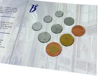 Sada oběžných mincí 1999 - Petr Parléř, pomačkaný přebal_9 ks — 2