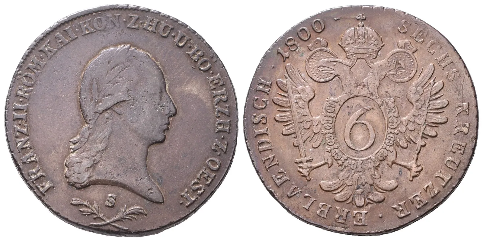 František II., 6 Krejcar 1800 S