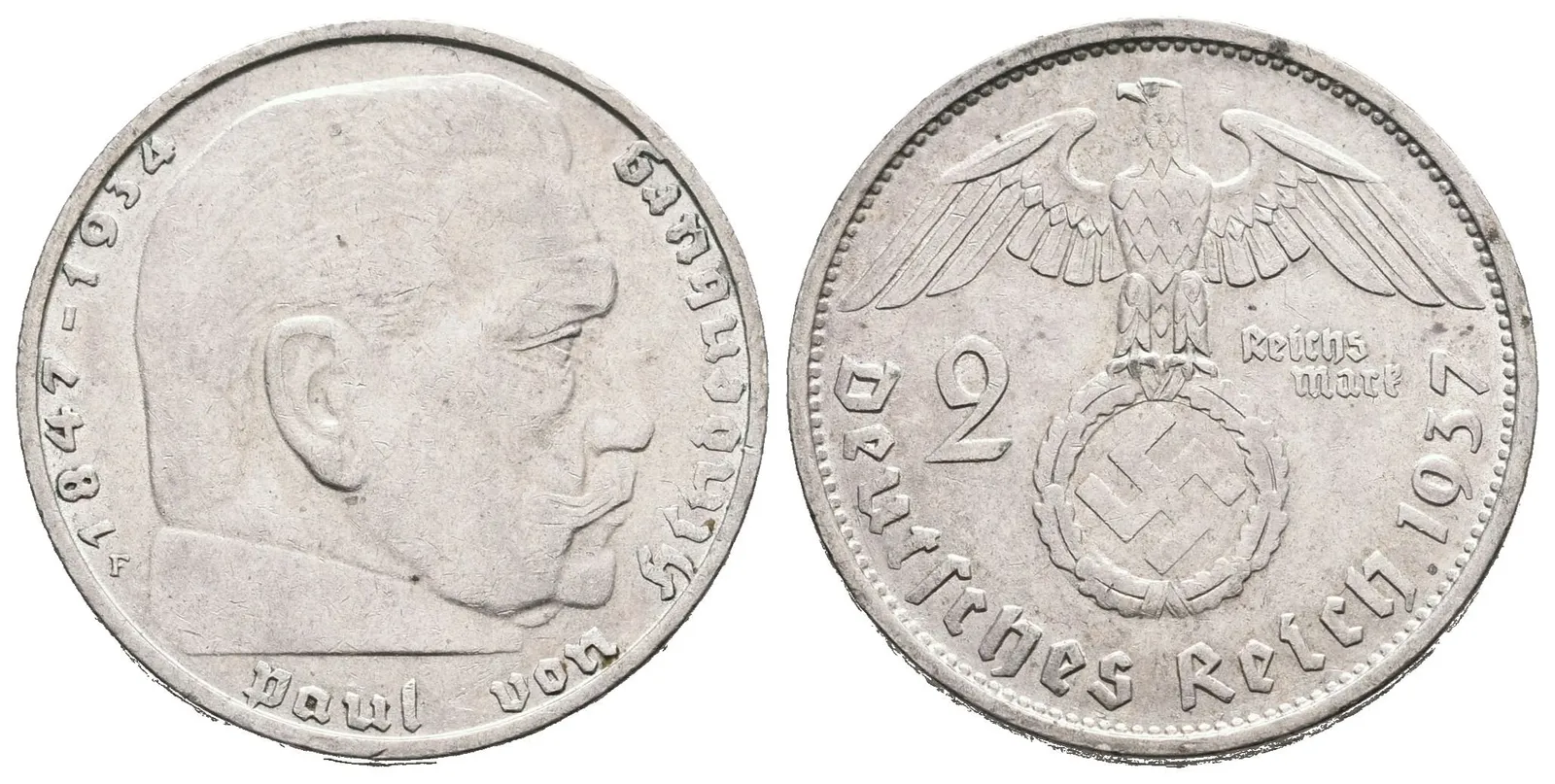 III. říše, 2 Marka 1937 F