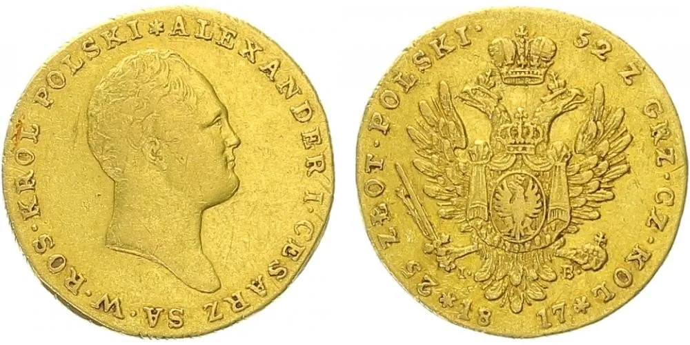 Ražby pro Polsko, Alexander I., 1801 - 1825 — 1