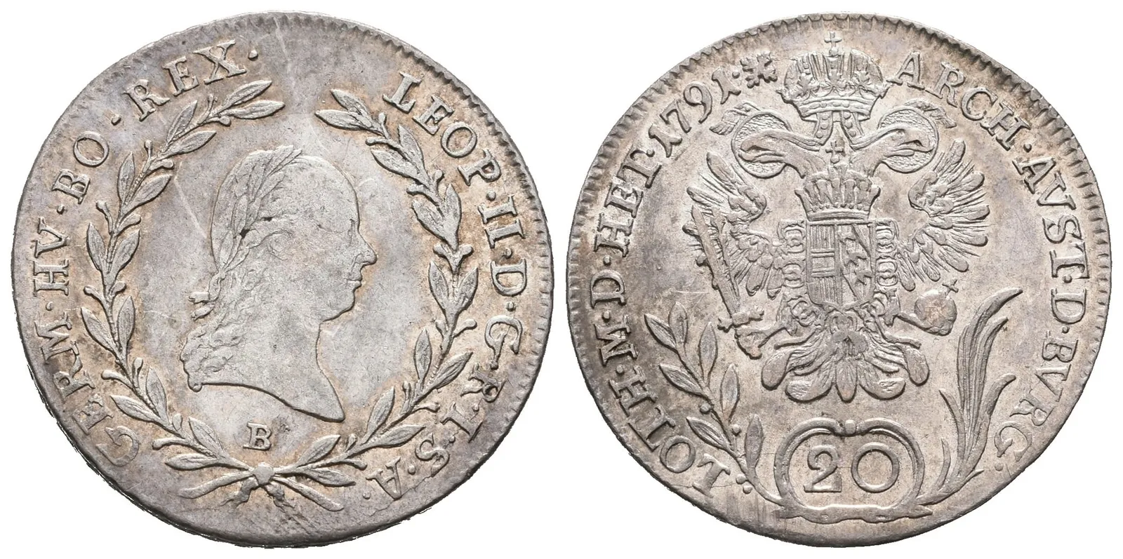 20 Krejcar 1791 B