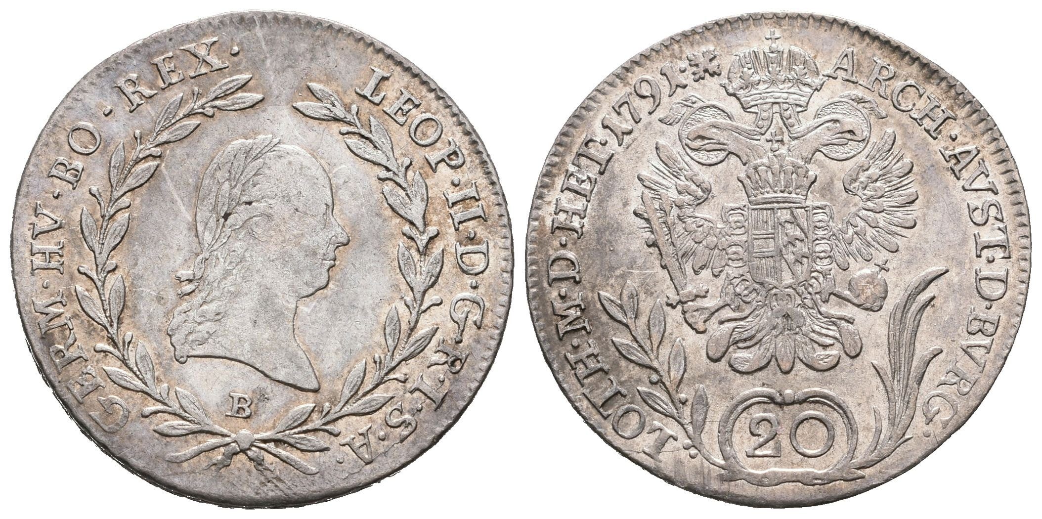 20 Krejcar 1791 B