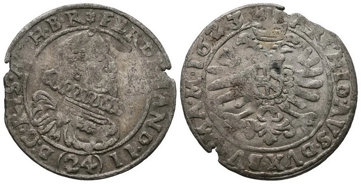Ferdinand II., 1619 - 1637 (Mince kiprová) — 1