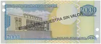 Dominikánská republika, 2000 Pesos Oro 2003, P.174s2 - fotografie 2