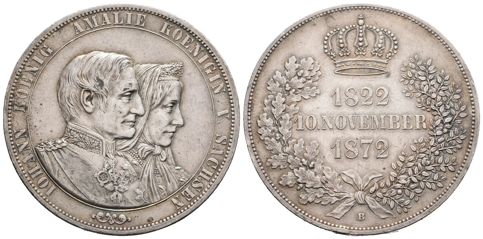Sasko, 2 Tolar 1872 B