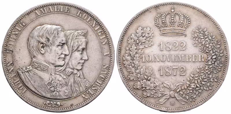 Sasko, 2 Tolar 1872 B