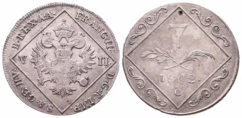 František II., 7 Krejcar 1802 C