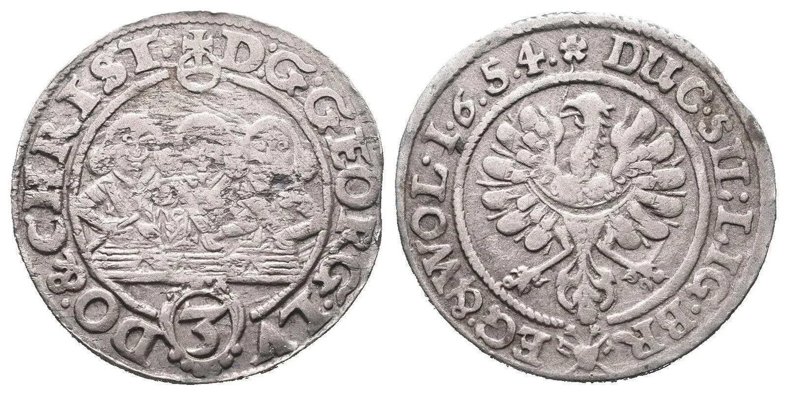 Lehnice - Břeh, Georg, Ludwig a Christian, 1639 - 1663 — 1