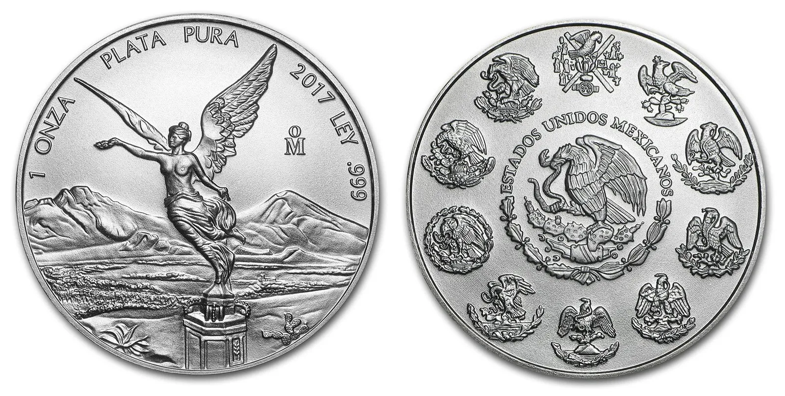 Mexiko, Stříbrná mince Libertad 2017