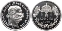 5 Koruna 1906 KB - novoražba