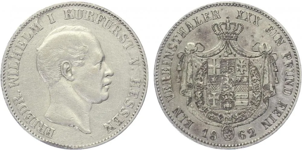 Hessen - Kassel, Friedrich Wilhelm I., 1847 - 1866 — 1