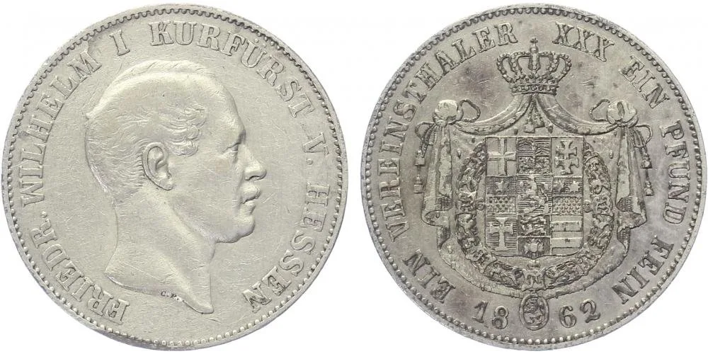 Hessen - Kassel, Friedrich Wilhelm I., 1847 - 1866 — 1