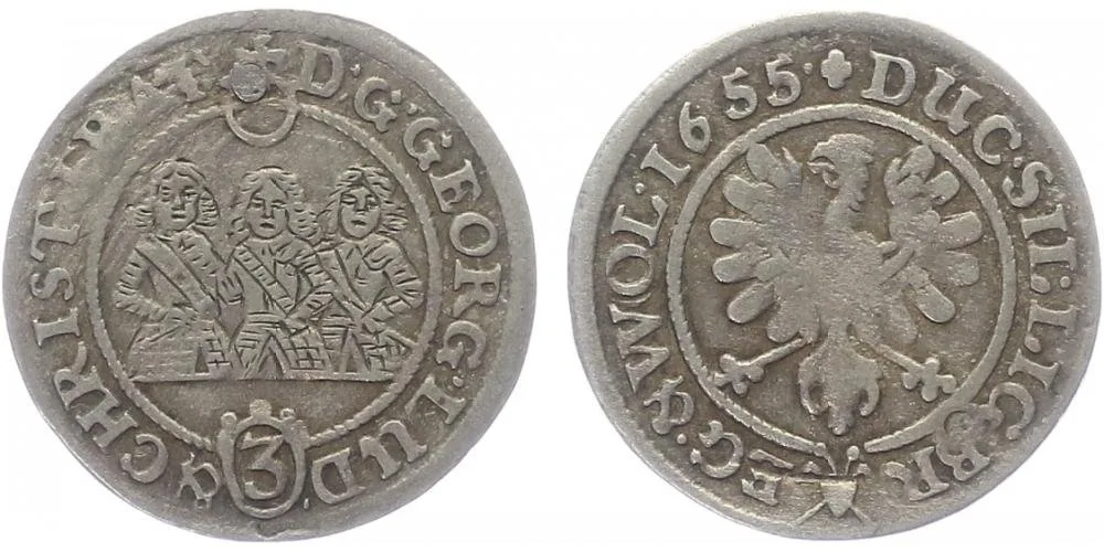 Lehnice - Břeh, Georg, Ludwig a Christian, 1639 - 1663 — 1