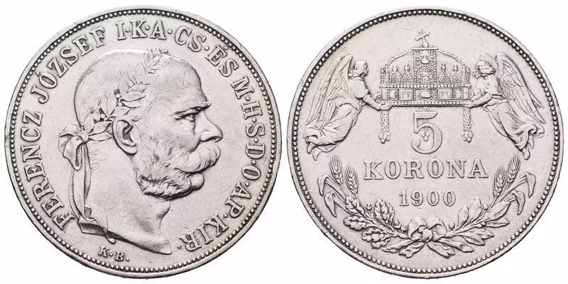 5 Koruna 1900 KB