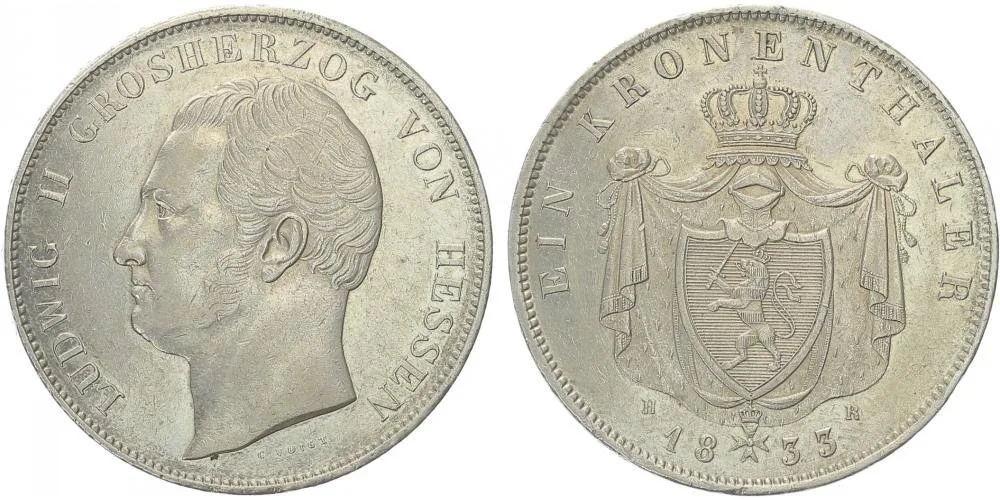 Hessen - Darmstadt, Ludwig II., 1830 - 1848 — 1